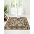 thumbnail image 1 of Rugs.com Medina Collection Rug – 8 Ft Square Cloud Gray Medium Rug Perfect For Living Rooms, Kitchens, Entryways, 1 of 9