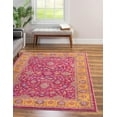 thumbnail image 1 of Rugs.com Medina Collection Rug – 8' x 10' Berry Pink Medium Rug Perfect For Living Rooms, Large Dining Rooms, Open Floorplans, 1 of 7