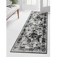 thumbnail image 1 of Rugs.com Monte Carlo Collection Rug – 2' x 8' Runner Black Medium Rug Perfect For Living Rooms, Large Dining Rooms, Open Floorplans, 1 of 9