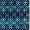 thumbnail image 1 of Rugs.com Moroccan Trellis Collection Rug – 10 Ft Square Navy And Teal Medium Rug Perfect For Living Rooms, Kitchens, Entryways, 1 of 6