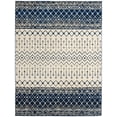 thumbnail image 1 of Rugs.com Moroccan Trellis Collection Rug – 10' x 13' Ivory Navy Blue Medium Rug Perfect For Living Rooms, Large Dining Rooms, Open Floorplans, 1 of 9