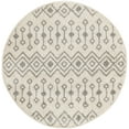 thumbnail image 1 of Rugs.com Moroccan Trellis Collection Rug – 3 Ft Round Ivory And Gray Medium Rug Perfect For Kitchens, Dining Rooms, 1 of 7