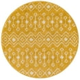 thumbnail image 1 of Rugs.com Moroccan Trellis Collection Rug – 3 Ft Round Yellow Medium Rug Perfect For Kitchens, Dining Rooms, 1 of 7