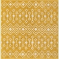 thumbnail image 1 of Rugs.com Moroccan Trellis Collection Rug – 3 Ft Square Yellow Medium Rug Perfect For Living Rooms, Kitchens, Entryways, 1 of 7