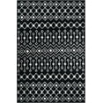 thumbnail image 1 of Rugs.com Moroccan Trellis Collection Rug – 4' x 6' Black And White Medium Rug Perfect For Entryways, Kitchens, Breakfast Nooks, Accent Pieces, 1 of 7