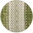 thumbnail image 1 of Rugs.com Moroccan Trellis Collection Rug – 5 Ft Round Ivory Green Medium Rug Perfect For Kitchens, Dining Rooms, 1 of 8