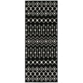 thumbnail image 1 of Rugs.com Moroccan Trellis Collection Rug – 5 Ft Runner Black And White Medium Rug Perfect For Hallways, Entryways, 1 of 9