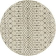 thumbnail image 1 of Rugs.com Moroccan Trellis Collection Rug – 6 Ft Round Ivory And Gray Medium Rug Perfect For Kitchens, Dining Rooms, 1 of 7