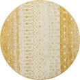 thumbnail image 1 of Rugs.com Moroccan Trellis Collection Rug – 6 Ft Round Ivory And Yellow Medium Rug Perfect For Kitchens, Dining Rooms, 1 of 5