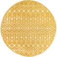 thumbnail image 1 of Rugs.com Moroccan Trellis Collection Rug – 8 Ft Round Yellow Medium Rug Perfect For Kitchens, Dining Rooms, 1 of 7