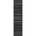 thumbnail image 1 of Rugs.com Moroccan Trellis Collection Rug – 8 Ft Runner Black And White Medium Rug Perfect For Hallways, Entryways, 1 of 7