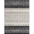 thumbnail image 1 of Rugs.com Moroccan Trellis Collection Rug – 9' x 12' Black And White Medium Rug Perfect For Living Rooms, Large Dining Rooms, Open Floorplans, 1 of 9