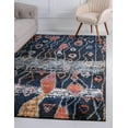 thumbnail image 1 of Rugs.com Morocco Collection Rug – 2' x 3' Navy Blue High-Pile Rug Perfect For Living Rooms, Large Dining Rooms, Open Floorplans, 1 of 9
