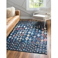 thumbnail image 1 of Rugs.com Morocco Collection Rug – 5' x 8' Navy Blue High-Pile Rug Perfect For Living Rooms, Large Dining Rooms, Open Floorplans, 1 of 9
