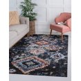 thumbnail image 1 of Rugs.com Morocco Collection Rug – 9' x 12' Navy Blue High-Pile Rug Perfect For Living Rooms, Large Dining Rooms, Open Floorplans, 1 of 9