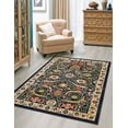 thumbnail image 1 of Rugs.com Neda Collection Rug – 6' x 9' Navy Blue Low Rug Perfect For Bedrooms, Dining Rooms, Living Rooms, 1 of 4