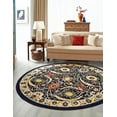 thumbnail image 1 of Rugs.com Neda Collection Rug – 8 Ft Round Navy Blue Low Rug Perfect For Kitchens, Dining Rooms, 1 of 5