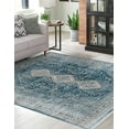thumbnail image 1 of Rugs.com Newport Collection Rug – 10' 2 Square Navy Blue Medium Rug Perfect For Living Rooms, Kitchens, Entryways, 1 of 8