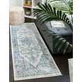 thumbnail image 1 of Rugs.com Newport Collection Rug – 2' x 8' Runner Gray Medium Rug Perfect For Hallways, Entryways, 1 of 8