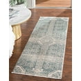 thumbnail image 1 of Rugs.com Newport Collection Rug – 2' x 8' Runner Gray Medium Rug Perfect For Hallways, Entryways, 1 of 8