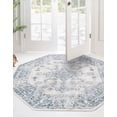 thumbnail image 1 of Rugs.com Newport Collection Rug – 4' Octagon Gray Medium Rug Perfect For Living Rooms, Kitchens, Entryways, 1 of 9