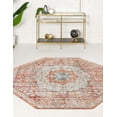 thumbnail image 1 of Rugs.com Newport Collection Rug – 4' Octagon Red Medium Rug Perfect For Living Rooms, Kitchens, Entryways, 1 of 9