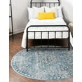 thumbnail image 1 of Rugs.com Newport Collection Rug – 4' Round Blue Medium Rug Perfect For Kitchens, Dining Rooms, 1 of 9