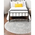 thumbnail image 1 of Rugs.com Newport Collection Rug – 4' Round Gray Medium Rug Perfect For Kitchens, Dining Rooms, 1 of 9