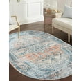 thumbnail image 1 of Rugs.com Newport Collection Rug – 4' x 6' Oval Multi Medium Rug Perfect For Living Rooms, Large Dining Rooms, Open Floorplans, 1 of 9