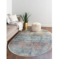 thumbnail image 1 of Rugs.com Newport Collection Rug – 7' 10 x 10' 2 Oval Multi Medium Rug Perfect For Living Rooms, Large Dining Rooms, Open Floorplans, 1 of 9