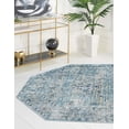 thumbnail image 1 of Rugs.com Newport Collection Rug – 7' Octagon Blue Medium Rug Perfect For Living Rooms, Kitchens, Entryways, 1 of 9