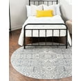 thumbnail image 1 of Rugs.com Newport Collection Rug – 7' Round Gray Medium Rug Perfect For Kitchens, Dining Rooms, 1 of 8