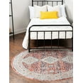 thumbnail image 1 of Rugs.com Newport Collection Rug – 7' Round Red Medium Rug Perfect For Kitchens, Dining Rooms, 1 of 9