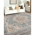 thumbnail image 1 of Rugs.com Newport Collection Rug – 8' Square Blue Medium Rug Perfect For Living Rooms, Kitchens, Entryways, 1 of 6