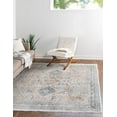 thumbnail image 1 of Rugs.com Newport Collection Rug – 8' Square Multi Medium Rug Perfect For Living Rooms, Kitchens, Entryways, 1 of 8