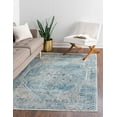 thumbnail image 1 of Rugs.com Newport Collection Rug – 9' x 12' Blue Medium Rug Perfect For Living Rooms, Large Dining Rooms, Open Floorplans, 1 of 8
