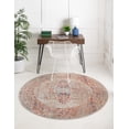 thumbnail image 1 of Rugs.com Noble Collection Rug – 6' Round Multi Medium Rug Perfect For Kitchens, Dining Rooms, 1 of 1