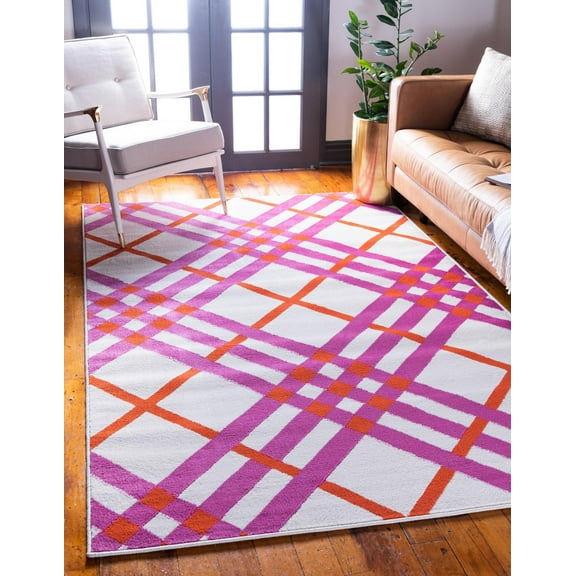 Rugs.com Open Hearts By Jane Seymour Collection Rug – 4' x 6' White Medium Rug Perfect For Entryways, Kitchens, Breakfast Nooks, Accent Pieces