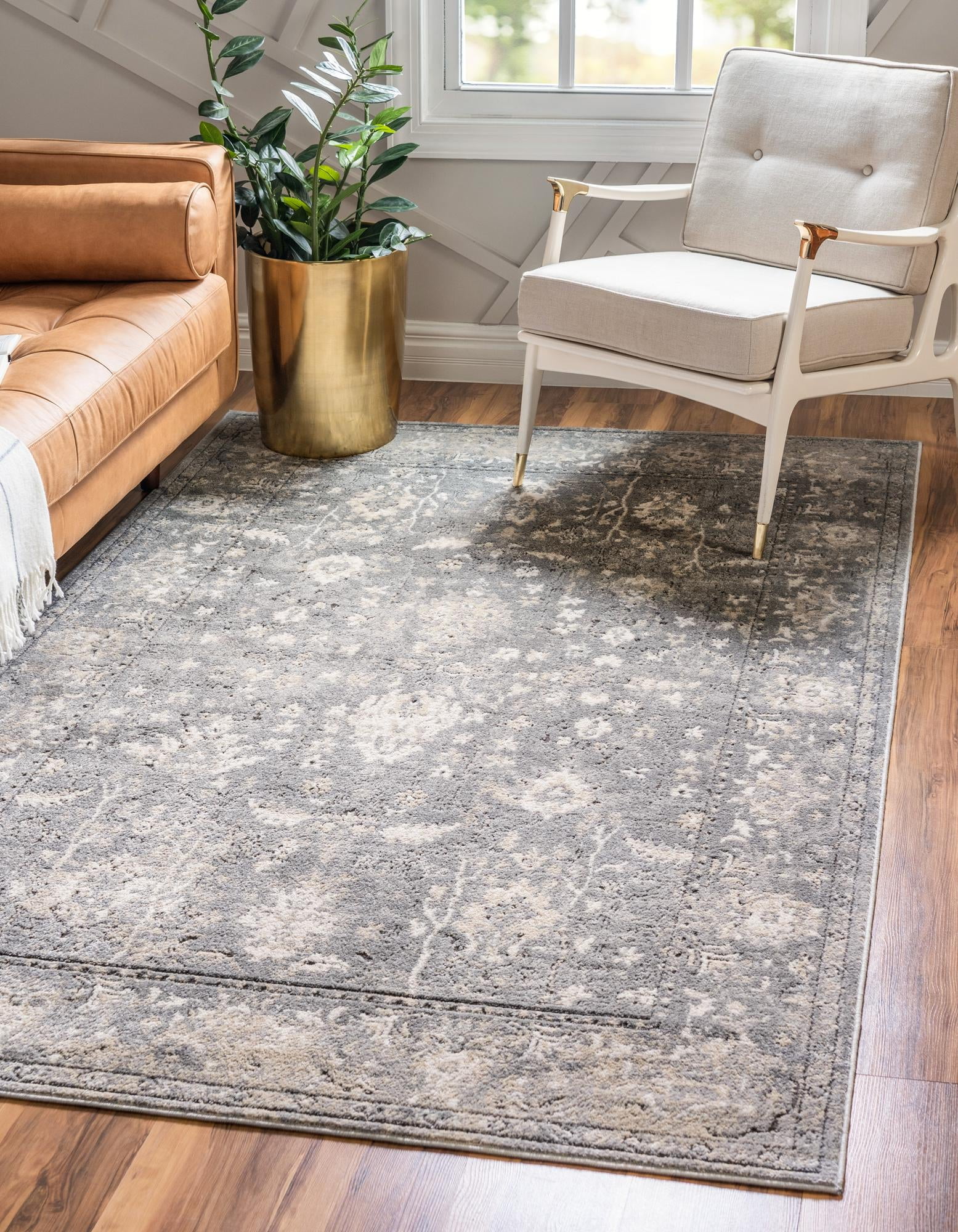 Gray 14x10 Rug Rugs.com Oregon Collection Rug – 10' x 14' Gray Low-Pile Rug Perfect ...