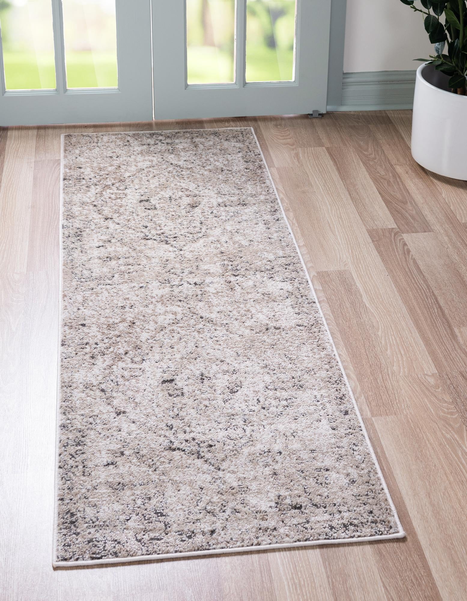 Oregon Collection Rugs Rugs.com Oregon Collection Rug – 12 Ft Runner Beige Low-Pile Rug ...