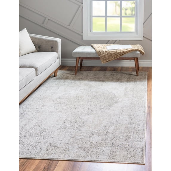 Ivory Coloured Rugs Rugs.com Oregon Collection - 2' 2 x 3' Ivory Low-Pile Indoor Rug for ...
