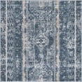 thumbnail image 1 of Rugs.com Oregon Collection Rug – 4 Ft Square Blue Low-Pile Rug Perfect For Living Rooms, Kitchens, Entryways, 1 of 8