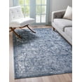thumbnail image 1 of Rugs Oregon Collection Area Rug, Blue, 4' x 6', Vintage, Stain Resistant, Spot Clean, 1 of 9