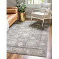 thumbnail image 1 of Rugs.com Oregon Collection Rug – 4' x 6' Gray Low-Pile Rug Perfect For Living Rooms, Large Dining Rooms, Open Floorplans, 1 of 9