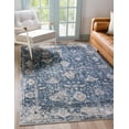 thumbnail image 1 of Rugs.com Oregon Collection Rug – 5' x 8' Blue Low-Pile Rug Perfect For Living Rooms, Large Dining Rooms, Open Floorplans, 1 of 9