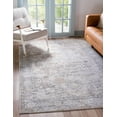 thumbnail image 1 of Rugs Oregon Power Loomed Ivory Geometric Area Rugs, 5' x 8', Stain Resistant, 1 of 9