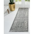 thumbnail image 1 of Rugs.com Oregon Collection Rug – 6 Ft Runner Gray Low-Pile Rug Perfect For Hallways, Entryways, 1 of 9