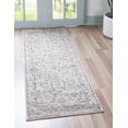 thumbnail image 1 of Rugs.com Oregon Collection Rug – 6 Ft Runner Ivory Low-Pile Rug Perfect For Hallways, Entryways, 1 of 9