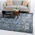 thumbnail image 1 of Rugs.com Oregon Collection Rug – 6 Ft Square Blue Low-Pile Rug Perfect For Living Rooms, Kitchens, Entryways, 1 of 9