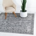 thumbnail image 1 of Rugs.com Oregon Collection Rug – 6 Ft Square Gray Low-Pile Rug Perfect For Living Rooms, Kitchens, Entryways, 1 of 9